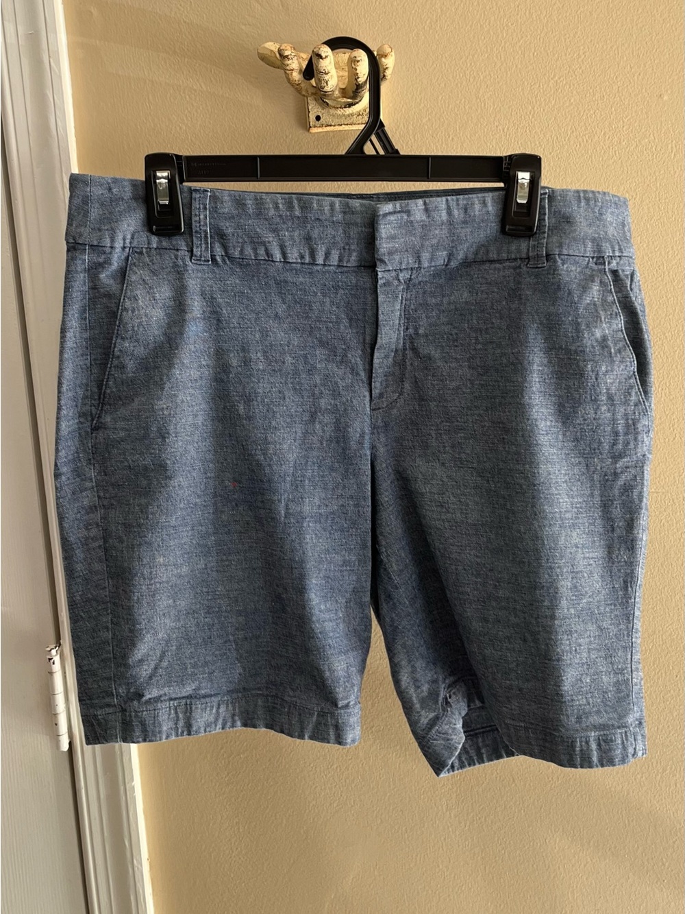 J. Crew Denim-Look Chambray Shorts